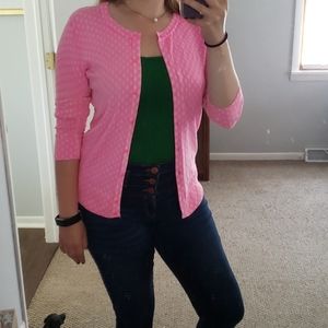 2/$15 Hot Pink Cardigan